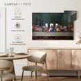thumbnail image 5 of Elephant Stock The Last Supper Wall Art - Horizontal Canvas Wall Art - Living Room Wall Decor - Religion And Spirituality Canvas - Teal And Green Decor By Leonardo Da Vinci - 12" x 8", 5 of 8