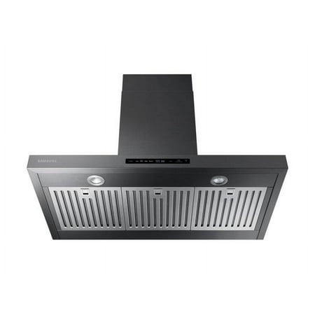 Samsung - 36" Range Hood with WiFi and Bluetooth - Black stainless steel