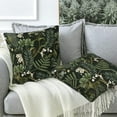 thumbnail image 2 of Spring Floral Throw Pillow Covers Set of 2 Green Herbs Botanical Pillow Covers 20x20 Inch Modern Farmhouse Home Decorative Pillow Cases Cushion Cover for Sofa Living Room Office, 2 of 6