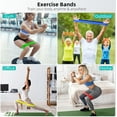 thumbnail image 4 of Resistance Bands, Exercise Workout Bands for Women and Men, 5 Set of Stretch Bands for Booty Legs, Pilates Flexbands, 4 of 5