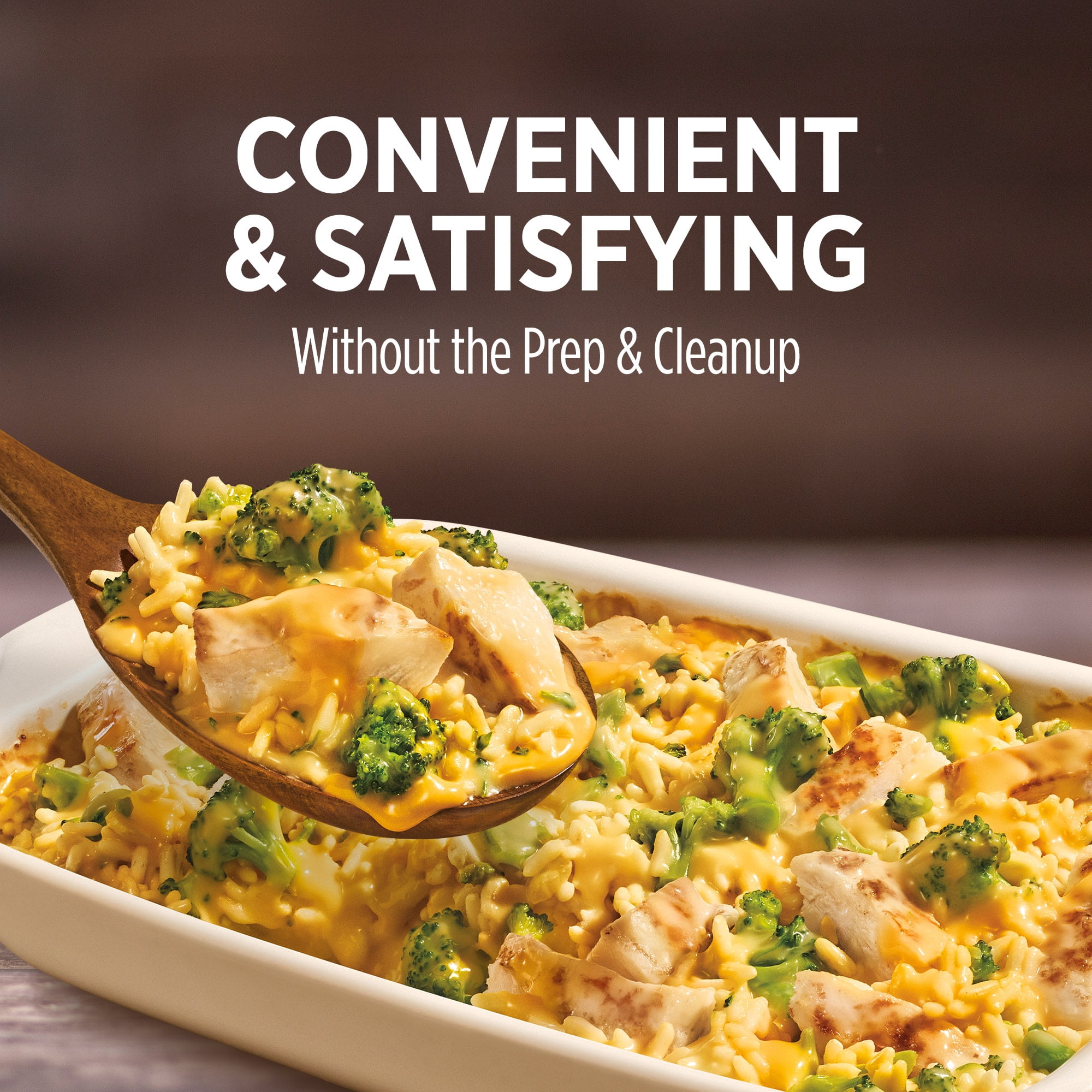 Marie Callender's Cheesy Chicken and Rice, Family Size, Frozen Meal, 36 oz.