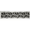 thumbnail image 3 of Black & White Cow Spots Table Runner by Penny's Needful Things (8 Feet Long - SCALLOPED), 3 of 4