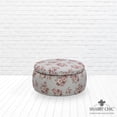 thumbnail image 5 of Flora  Ottoman  Manor  Floral  Linen  Upholstered  Storage, 5 of 9