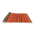 thumbnail image 2 of Ahgly Company Indoor Square Oriental Orange Modern Area Rugs, 8' Square, 2 of 4