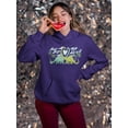 thumbnail image 2 of You Are My Heart, Dinosaur Hoodie Women -Smartprints Designs, Female x-Large, 2 of 4