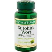 Nature's Bounty St. John's Wort 300 mg Capsules 100 ea (Pack of 2)