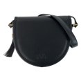 thumbnail image 1 of Pre-Owned Valentino Garavani Vintage Black Leather Shoulder Bag with Gold Hardware, Women's, 1 of 10
