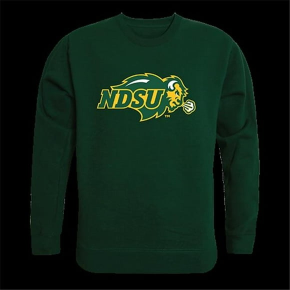 W Republic Products 508-140-FOR-03 College Crewneck&#44; North Dakota State University&#44; Forest - Large