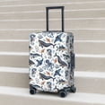 thumbnail image 4 of Salouo Underwater Animals 1 Pattern Travel Dust-proof Suitcase Cover, Softside Suitcase Protector Luggage Cover Protector for 18-32inch ,Not Included Suitcase, 4 of 8
