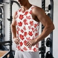 thumbnail image 6 of Haiem Realistic Maple Leaf Men Workout Tank Top Gym Bodybuilding Sleeveless Muscle T Shirts Athletic Tank Breathable Workout Shirt-3X-Large, 6 of 8