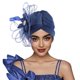 thumbnail image 1 of Sombreros de mujer de moda con capas de aire y paneles laterales con flores, sombrero indio para mujer, 1 of 2