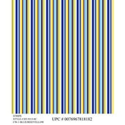 David Textiles, Inc. Fireman Stripe, Yellow/Blue/Red, 1yd