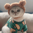 thumbnail image 5 of Chapeau pour Chaton en Forme d'Ours Dessin Animé Fournitures pour Animaux Décoration Quotidienne, 5 of 5