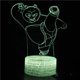 thumbnail image 1 of Lámpara nocturna 3D Illusion Anime Decor Panda con 7 colores, 1 of 1