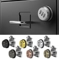 thumbnail image 4 of 3 Digital Password Lock Thickened Lock Lock Tongue Zinc Alloy Mailbox Password Code Lock Anti-Theft Bolt Mechanical Digital Lock, 4 of 6