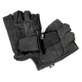 thumbnail image 2 of Hot Leathers GVM1011 Premium Leather Unlined Fingerless Gloves with Padded Gel Palm X-Large, 2 of 2