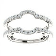 thumbnail image 3 of FB Jewels 14k White Gold 3/8 CTW Diamond Ring Guard to Fit 1 1/4 CT to 3 CT Center Stone, 3 of 3