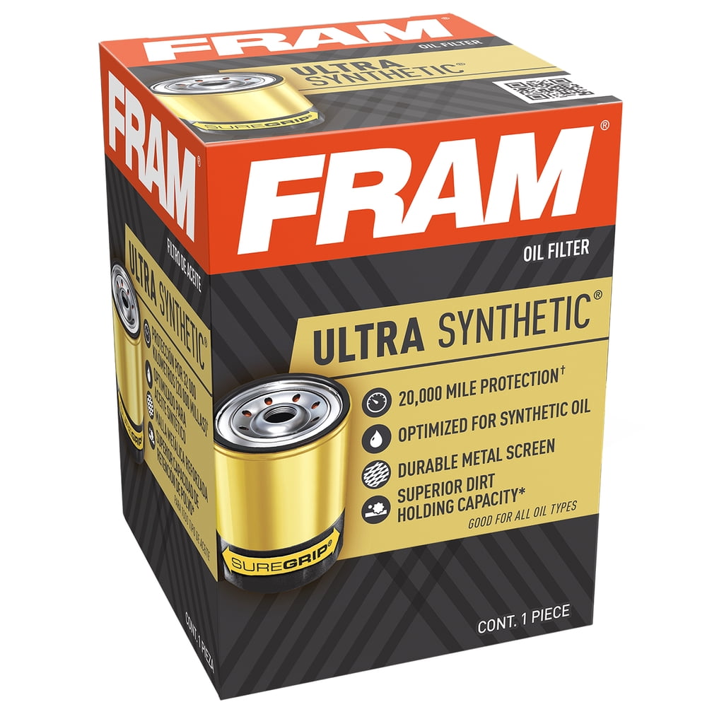 FRAM Ultra Synthetic Filter XG10575, 20K mile Change Interval Oil