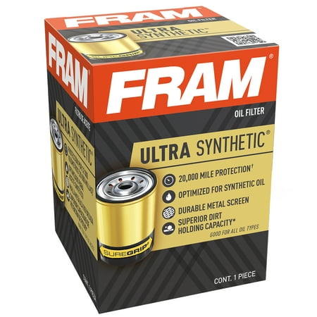 FRAM Ultra Synthetic Filter XG7317, 20K Mile Change Interval Oil (Best Oil Filters On The Market)