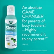 Vicks Sinex Childrens Saline Nasal Spray, Drug-Free Nasal Decongestant for Kids Sinus Relief, 5 oz