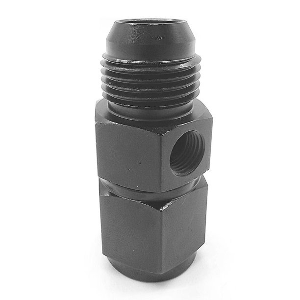 B5 Adaptador de tubo de manguera de puerto de calibre de llamarada de junta giratoria de ajuste recto An10 1/8" Npt