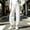 White, variant on Jogger Sweatpants for Women Polka Dot Print with Pockets Elastic Drawstring Waist Soft Comfortable Relaxed Fit Cuffed Ankle Pants for Lounge Travel Workout and Everyday Wear