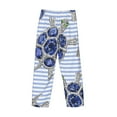 thumbnail image 5 of Fotbe Men'S Turtle With Blue Stonesclassic Pajama Pants With Elastic Waist And Drawstring Pockets，Pajama Pants Mens Lounge Pants Super Soft, 5 of 9