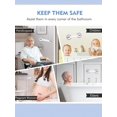 thumbnail image 5 of 1pc Bathroom Non-Slip Large Shower Handle, No Punch, No Trace Glass Suction Handle, Strong Suction Grip, Handle For Tub And Shower, Suction Cup Grab B, 5 of 5