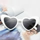 thumbnail image 4 of Women Vintage Heart Shaped Sunglasses Anti-Glare Sun Blocking Glasses for Women Girl, 4 of 5