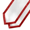 thumbnail image 3 of Endea Graduation White/Red Plain Graduation Stole with Trim Color  Classic End, 3 of 9