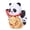 Multicolor Style C, variant on NFTIGB Solar Powered Waving Panda Figurine No Battery Arm Swinging Ornament for Car Dashboard and Work Desk Decoration Style C 2.8x2.7x3.3 inches (7.2x6.8x8.5 cm) Cute Chinese Animal Statue