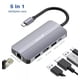 thumbnail image 1 of Adaptador Hub Pd Usb 3.0 Usb 3.0 Tipo C Hdmi 4k con Ethernet Rj45, 1 of 5