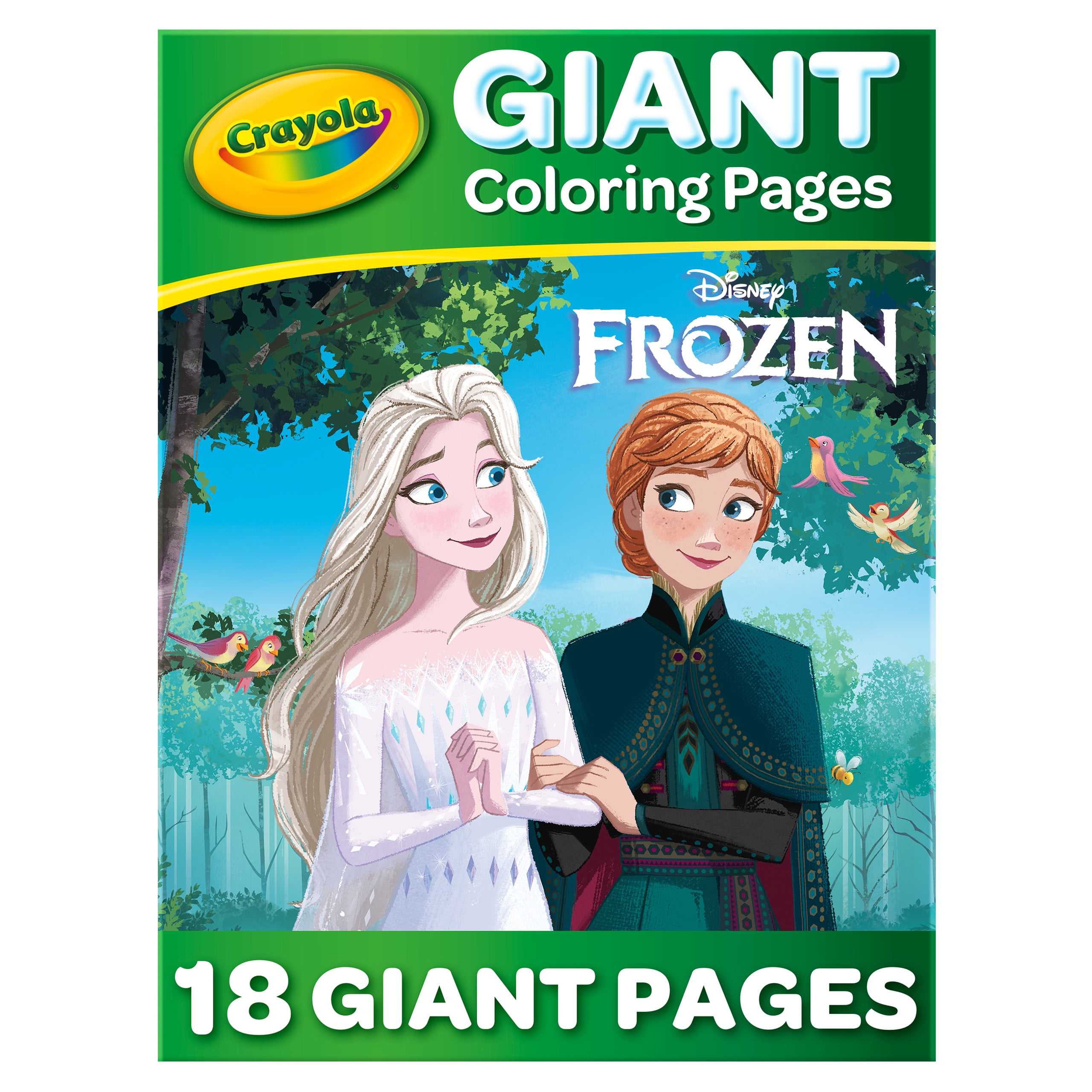 Crayola Frozen Giant Coloring Pages, 18 Pages, Gift for Kids