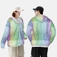 thumbnail image 6 of Sigee Beautiful Glitter Print UPF50+ Men's Sun Protection Hoodie Shirt SPF UV Shirt Long Sleeve Fishing Outdoor Lightweight, S-3XL, 6 of 9
