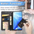 thumbnail image 5 of Dteck Case for OnePlus Nord N200 5G,Magnetic Retro Leather Card Holder Wallet Flip Case Kickstand Shockproof Protective Phone Cover,Black, 5 of 5
