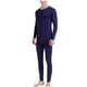 thumbnail image 4 of Conjuntos de ropa interior térmica para hombre, ropa interior y pantalones casuales de manga larga, de alta elasticidad, que mantienen el calor, de poliéster, tops y pantalones., 4 of 5