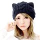 thumbnail image 4 of RV Gorro tejido mujer otoño boina Twist invierno señoras japonés Tr BRILLAR Rojo Verde, 4 of 5