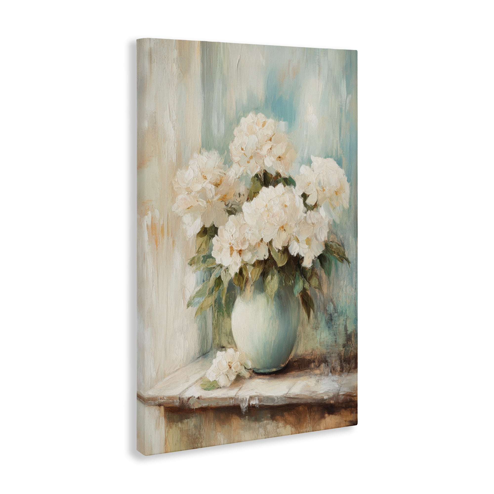 Stupell Industries Mantle Arrangement of Soft Blossoms Canvas Wall Art, design by Petal Prints Design