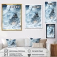 thumbnail image 4 of Designart "Misty Mountains I" People Framed Wall Art - Global White China Art Entryway Framed Wall Art Print, 4 of 6