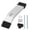 White, variant on Yajisi Woodworking Hold Down Clamp Set Metal T-Track M8 Thread Clamping Jig Tool Kit. Complete Bench Setup Featuring M8 Plastic Handle and Stainless Washer. Heavy Duty, Black, 6 Pieces