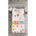 thumbnail image 3 of Ambesonne Colorful Quilted Bedspread Set 2 Pcs, Engagement Party, Twin Size, Multicolor, 3 of 3