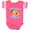 Football Pink and White, variant on Inktastic Grandmas Little Peach Girls Baby Bodysuit
