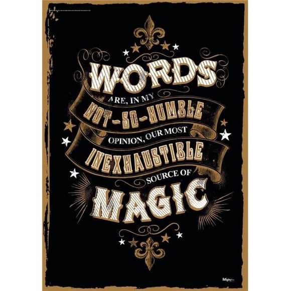 Film Cells MP17240169 Harry Potter Magic Words Mighty Print Wall Art
