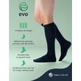 thumbnail image 6 of EvoNation Men’s Knee High 15-20 mmHg Graduated Compression Socks – Moderate Pressure Compression Garment, 6 of 7
