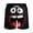 Black1, variant on 3D Cartoon Smile Face Swim Shorts Men's Casual Shorts Double Layer Mens Swim Trunks Board Shorts Funny Cartoon Face Print Swimming Trunks Quick Dry Beach Shorts Casual Summer Short