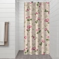 thumbnail image 2 of Pioneer Flower Floral Print Pattern Shower Curtain 36"x72" ,Bathroom Decorative Shower Curtains Set with 12 Hooks,Modern Waterproof Washable Shower Curtain, 2 of 6