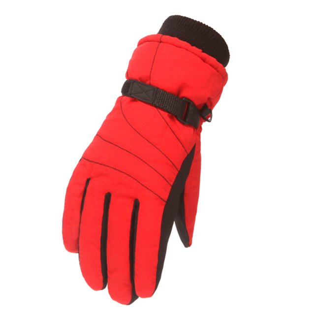 Guantes de esquí cálidos para niños, resistentes al viento y al agua, para invierno, para montar a caballo, de varios tamaños, impermeables