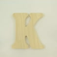 thumbnail image 3 of Package of 1, 6 Inch X 3/4" Thickness Baltic Birch Wood Letter K in The Goudy Heavy Font, Thick, Upper Case for Art & Craft Project, Made in USA, 3 of 4