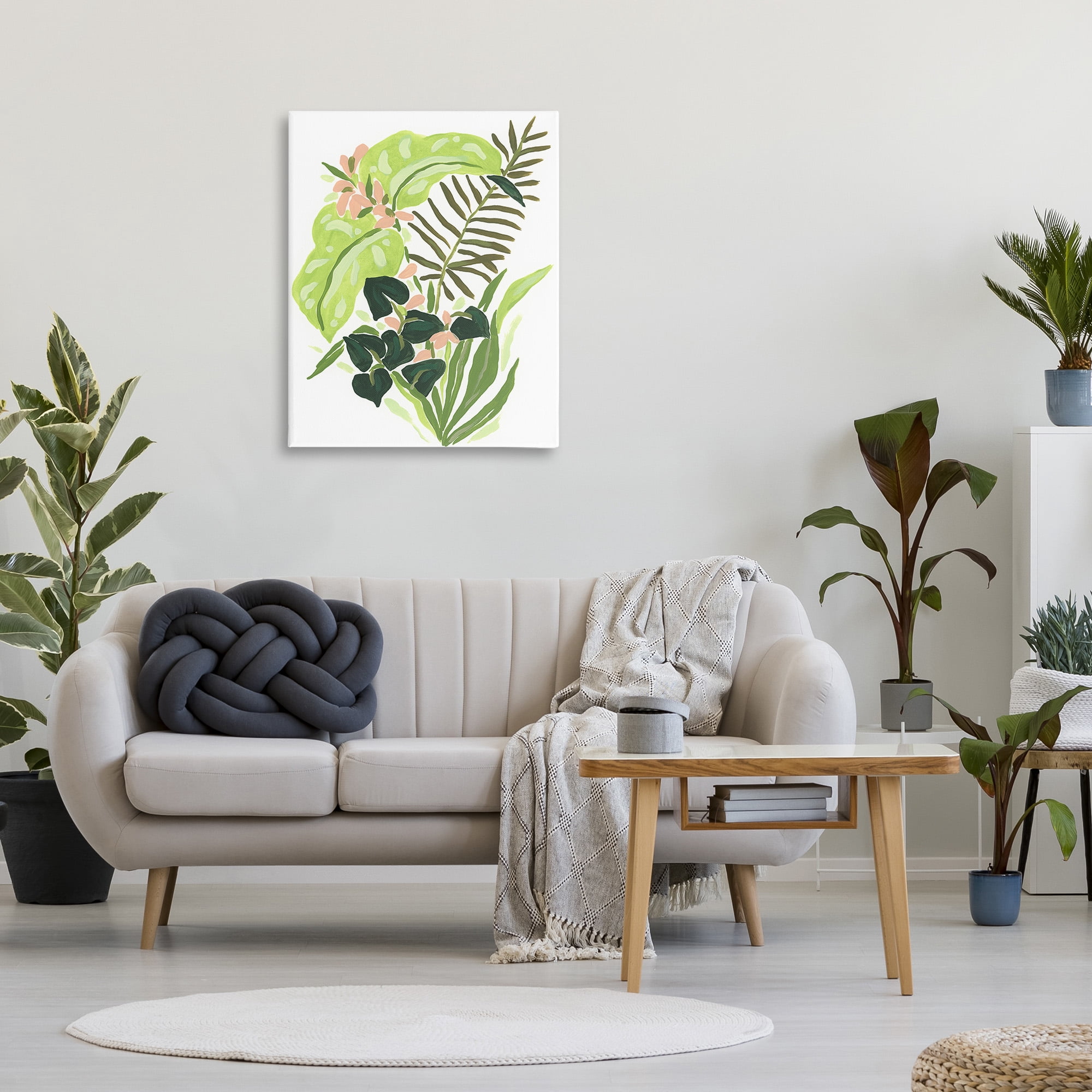 Stupell Industries Modern Tropical Herbs Botanical & Floral Painting Gallery Wrapped Canvas Art Print Wall Art, 30 x 40