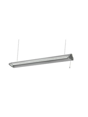 Hyper Tough Shop Light Led Tubes 55W Motion Sensor 4Ft Daylight Grey Finish
